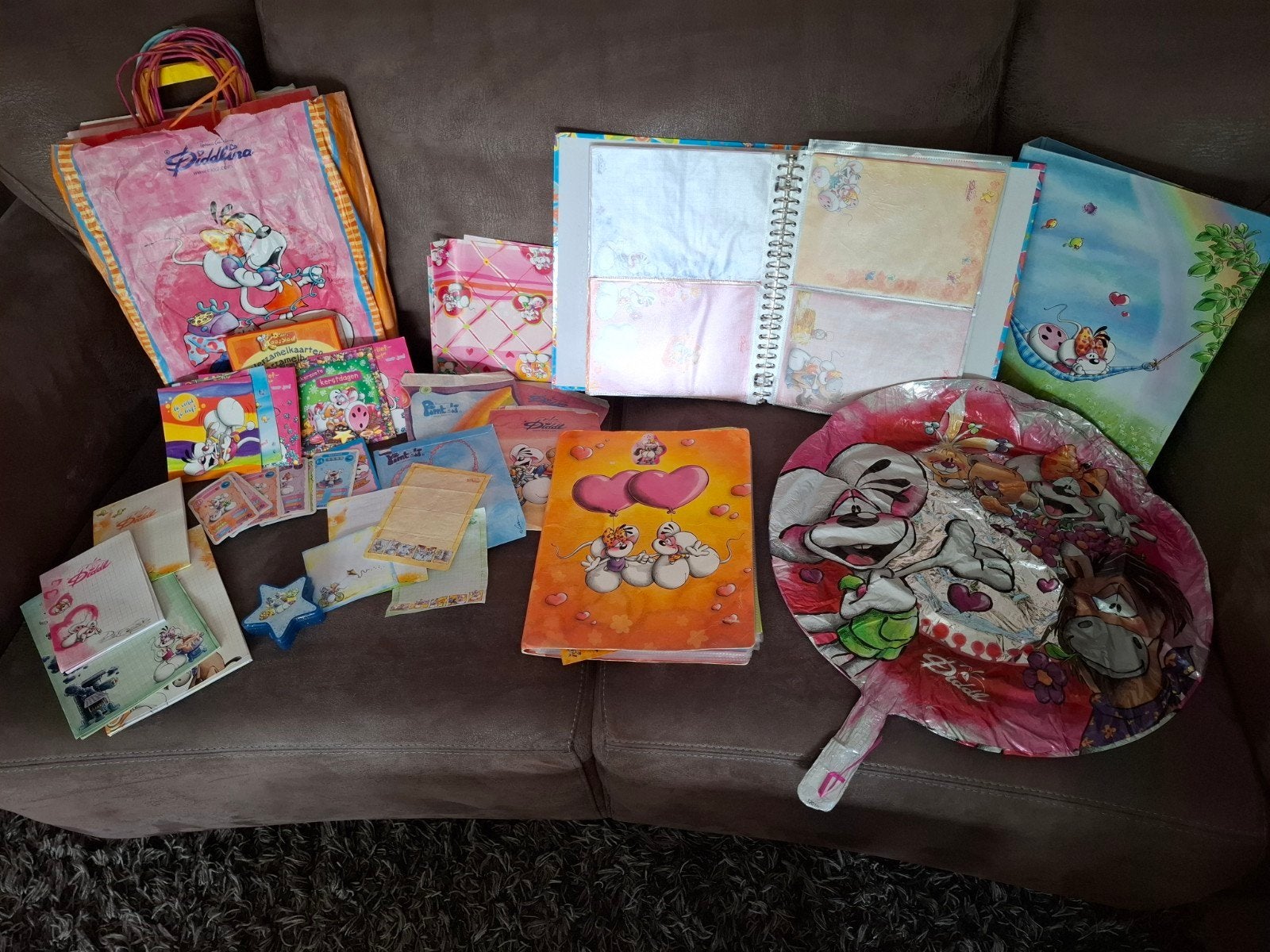 Grote Diddl verzameling: papier, kaarten, tassen en meer!, Verzamelen, Diddl, Ophalen of Verzenden, Verschillende figuren, Gebruikt