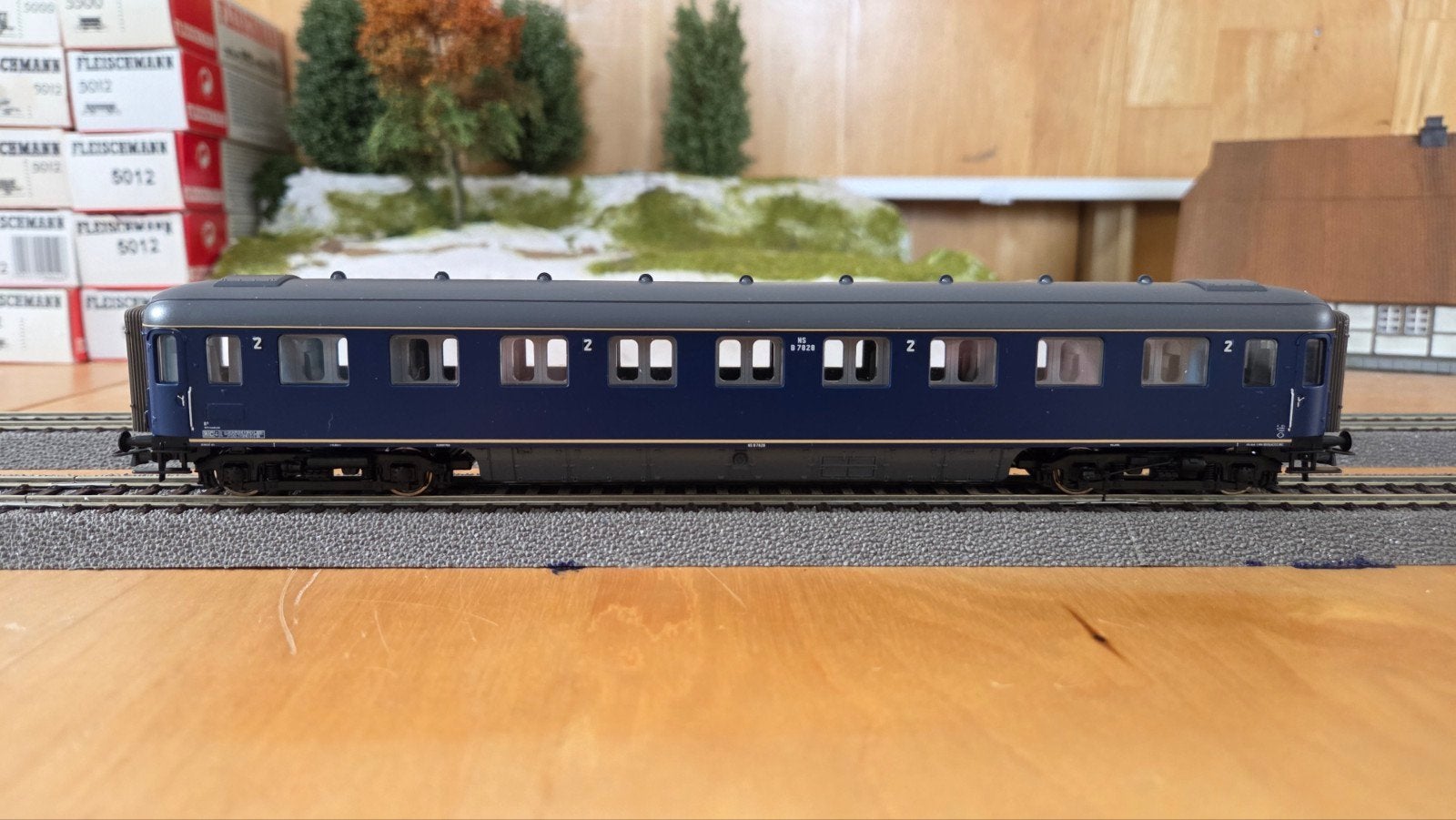 Roco NS perstuk Wagon - Zo goed als nieuw 44296, Gelijkstroom, Wagon, Ophalen of Verzenden, Roco