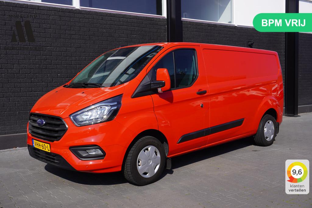Ford Transit Custom 2.0 TDCI L2 EURO 6 - Airco - Cruise - PD, Auto's, Bestelauto's, Voorwielaandrijving, 4 cilinders, Origineel Nederlands