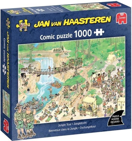 Jan van Haasteren puzzel - 1000 stukjes, Ophalen, 500 t/m 1500 stukjes, Gebruikt