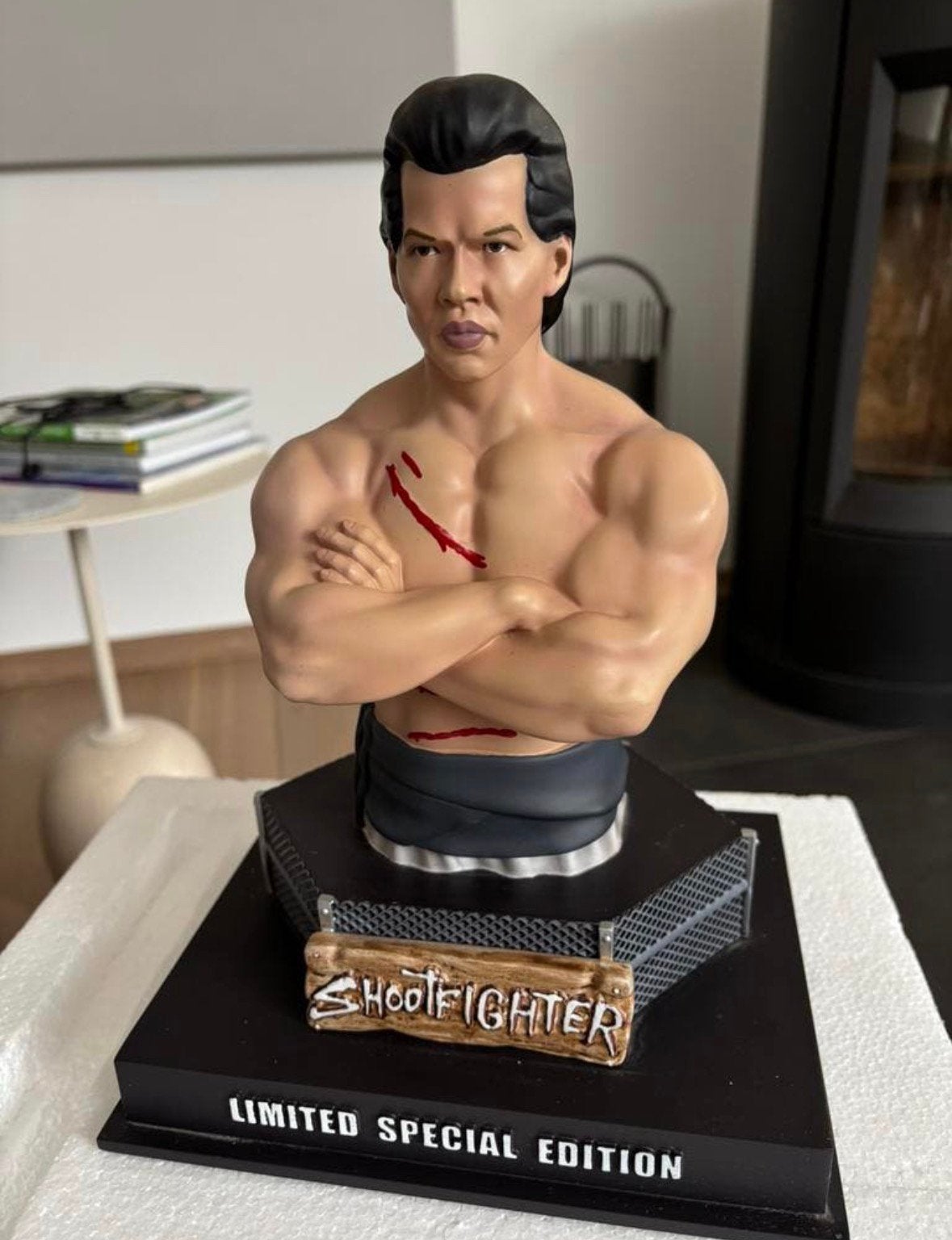 Shootfighter Buste editie met deel 1 en 2 op dvd/gelimiteerd, Ophalen of Verzenden, Zo goed als nieuw, Actiefiguur of Pop