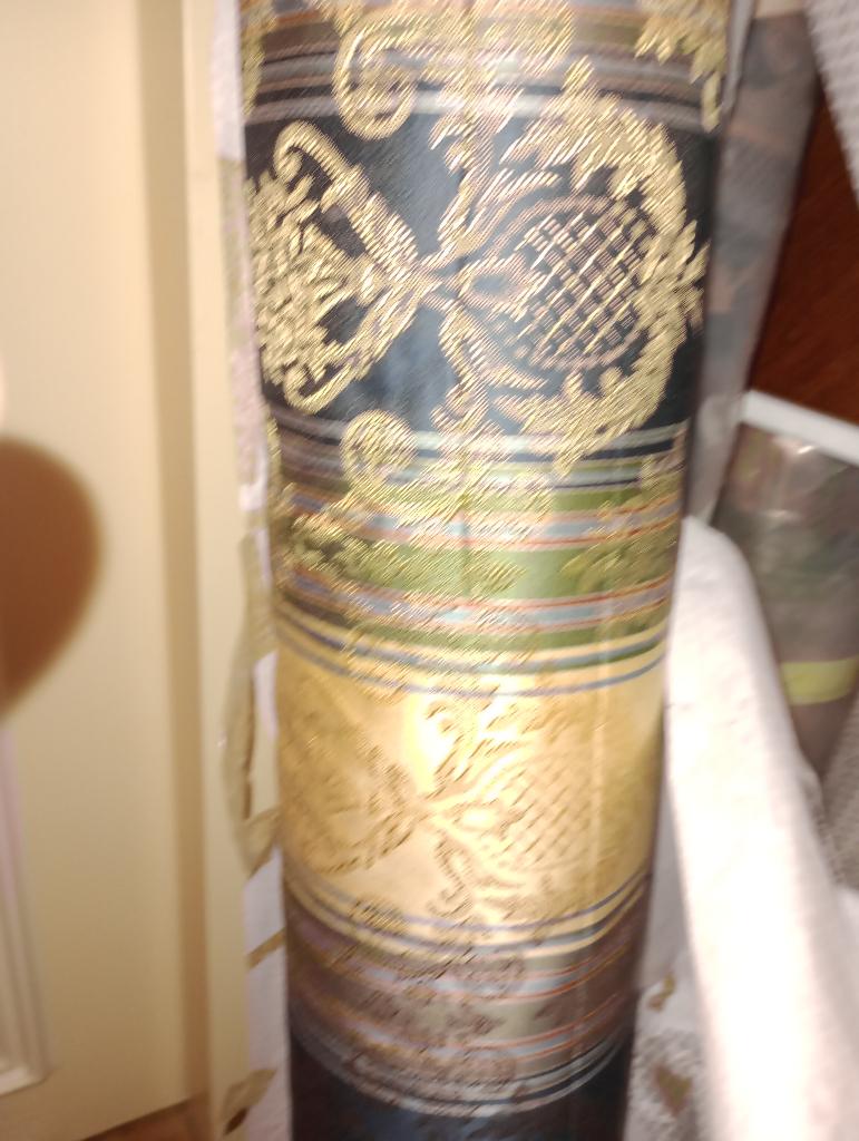 brokaat, Hobby en Vrije tijd, Stoffen en Lappen, Ophalen, Overige materialen, Blauw, 120 cm of meer