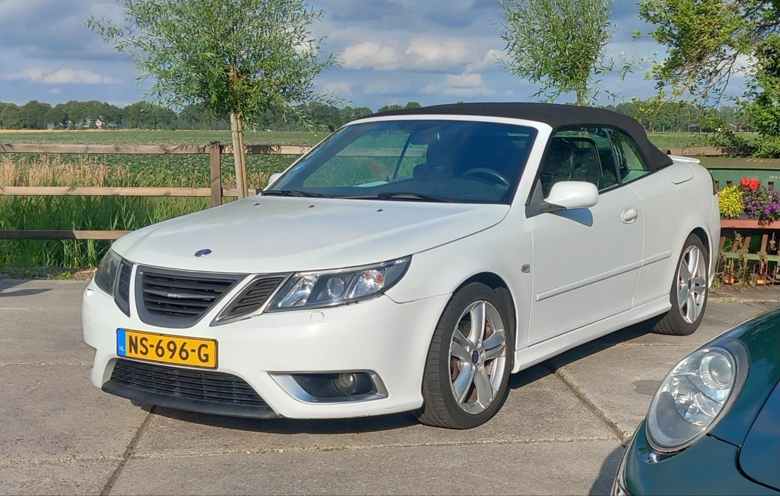 Saab Cabriolet Automaat Aero Pakket, Cabriolet, Wit, Diesel, Saab