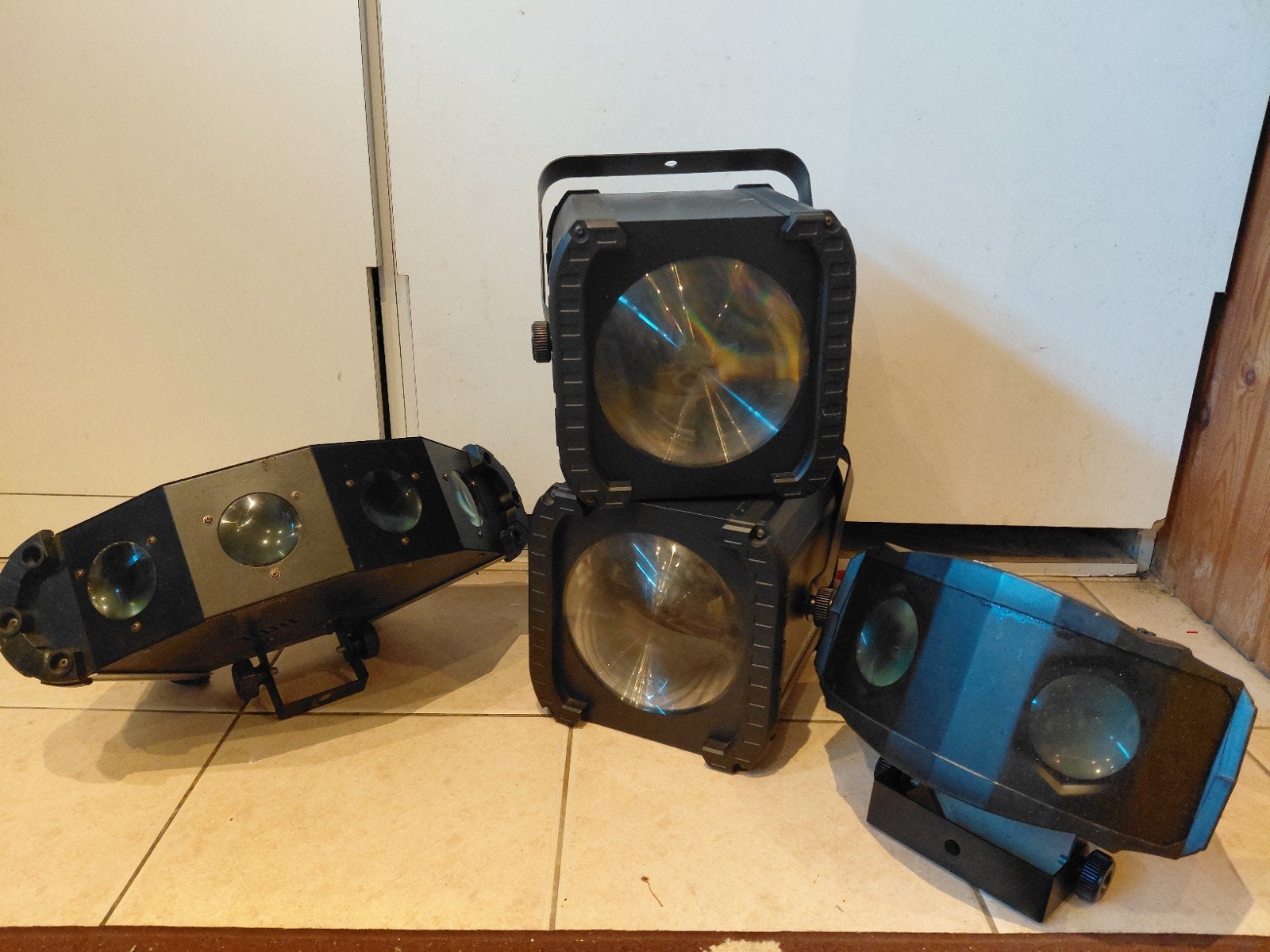 Lichteffecten - set van 4 - Showtec, Ophalen, Gebruikt, Licht