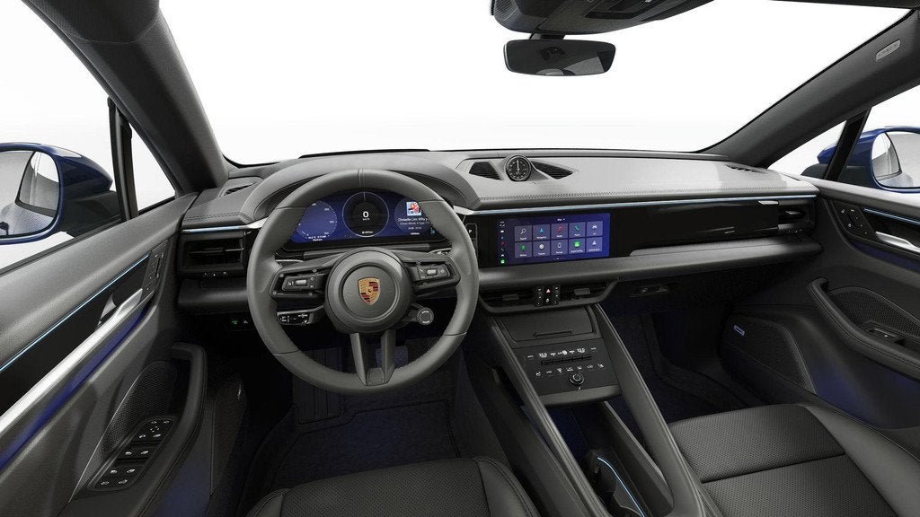 Porsche Macan, Gebruikt, Blauw, 340 pk, Vierwielaandrijving