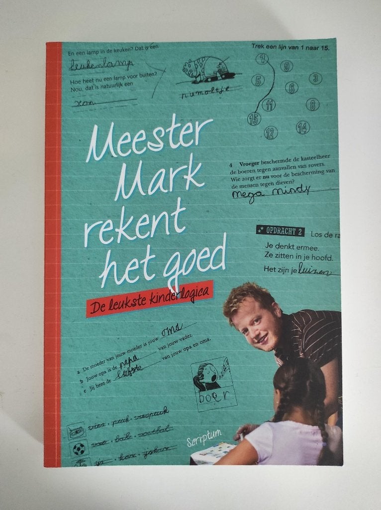 Meester Mark rekent het goed. De leukste kinderlogica., Mark van der Werf, Ophalen of Verzenden, Zo goed als nieuw, Anekdotes en Observaties