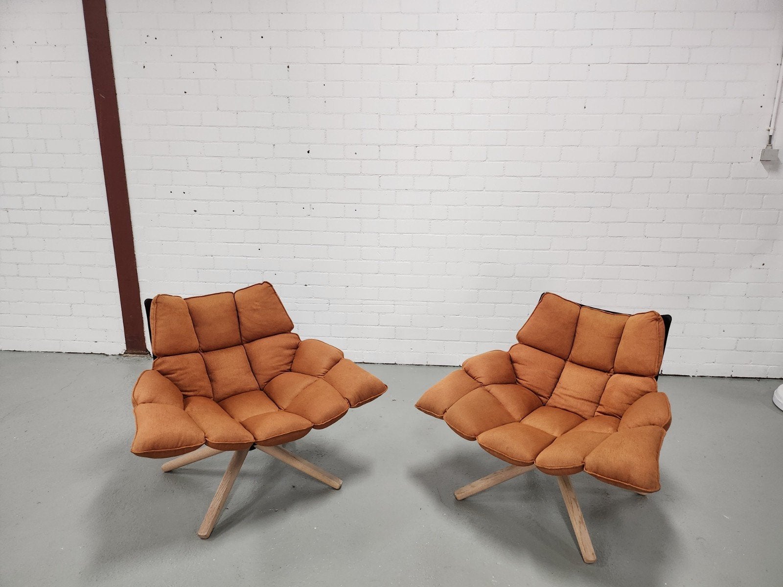 B&B italia - Husk swivel chair by Patricia Urquiola, Huis en Inrichting, Ophalen of Verzenden, 75 tot 100 cm, Stof