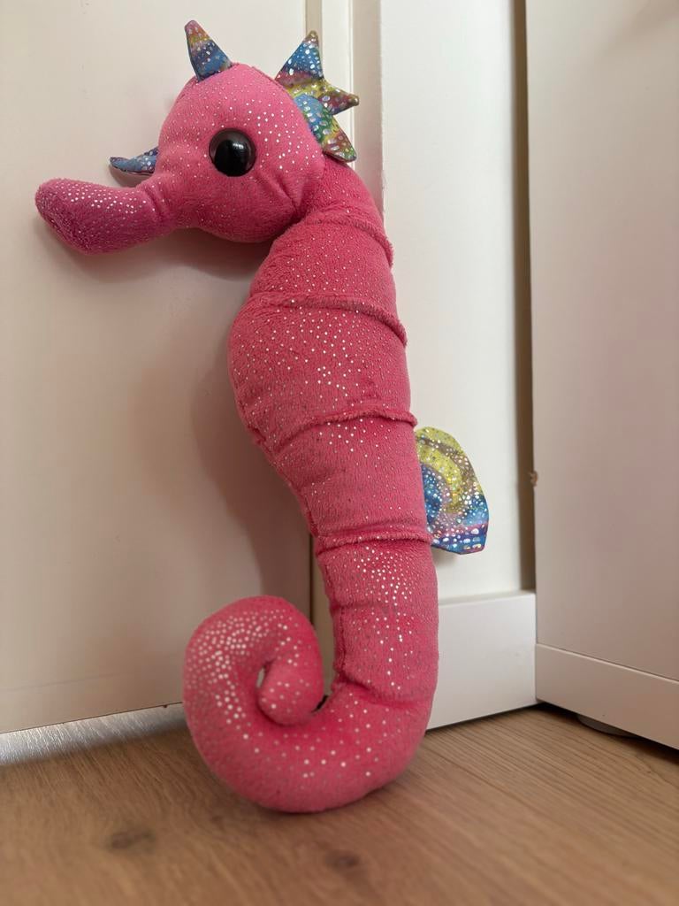 Roze zeepaard knuffel - Ravensden, Overige merken, Overige karakters, Overige typen, Ophalen of Verzenden