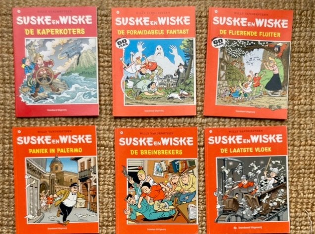 Suske en Wiske stripboeken - 6 delen, Meerdere stripboeken, Ophalen, Gelezen