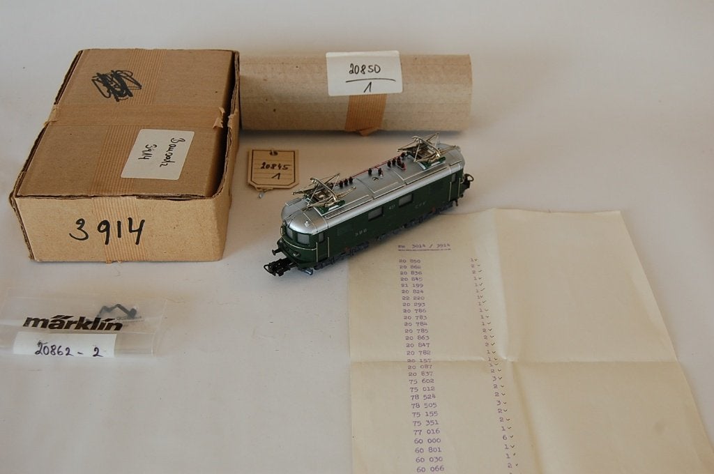 MÄRKLIN 3914., Wisselstroom, Locomotief, Ophalen of Verzenden, Zo goed als nieuw