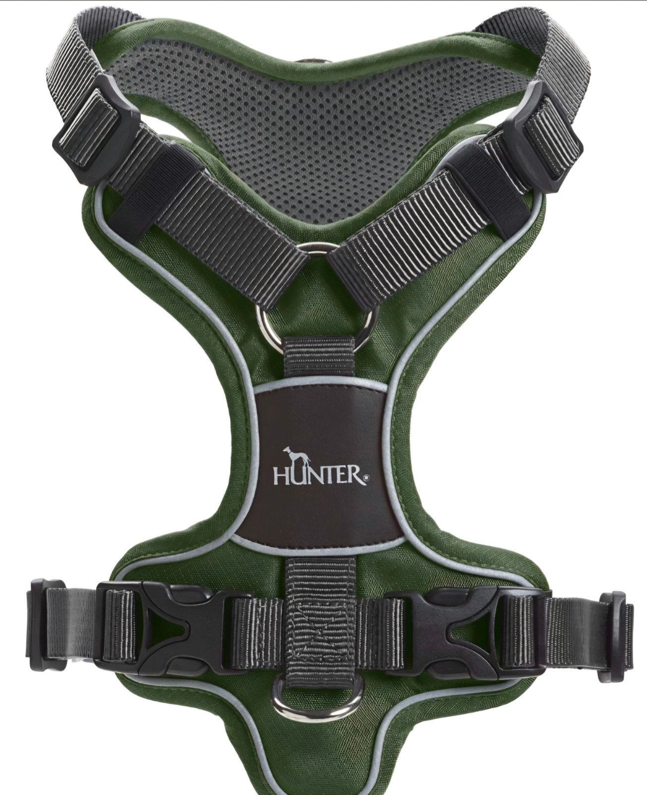 ergonomisch Hunter Divo Y-hondentuig olijfgroen grijs, Ophalen of Verzenden, Zo goed als nieuw