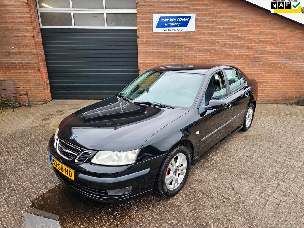 Saab 9-3 Sport Sedan 1.8t Linear Business 2005 / Airco/ Crui, Auto's, Saab, Gebruikt, 4 cilinders, 150 pk, Zwart