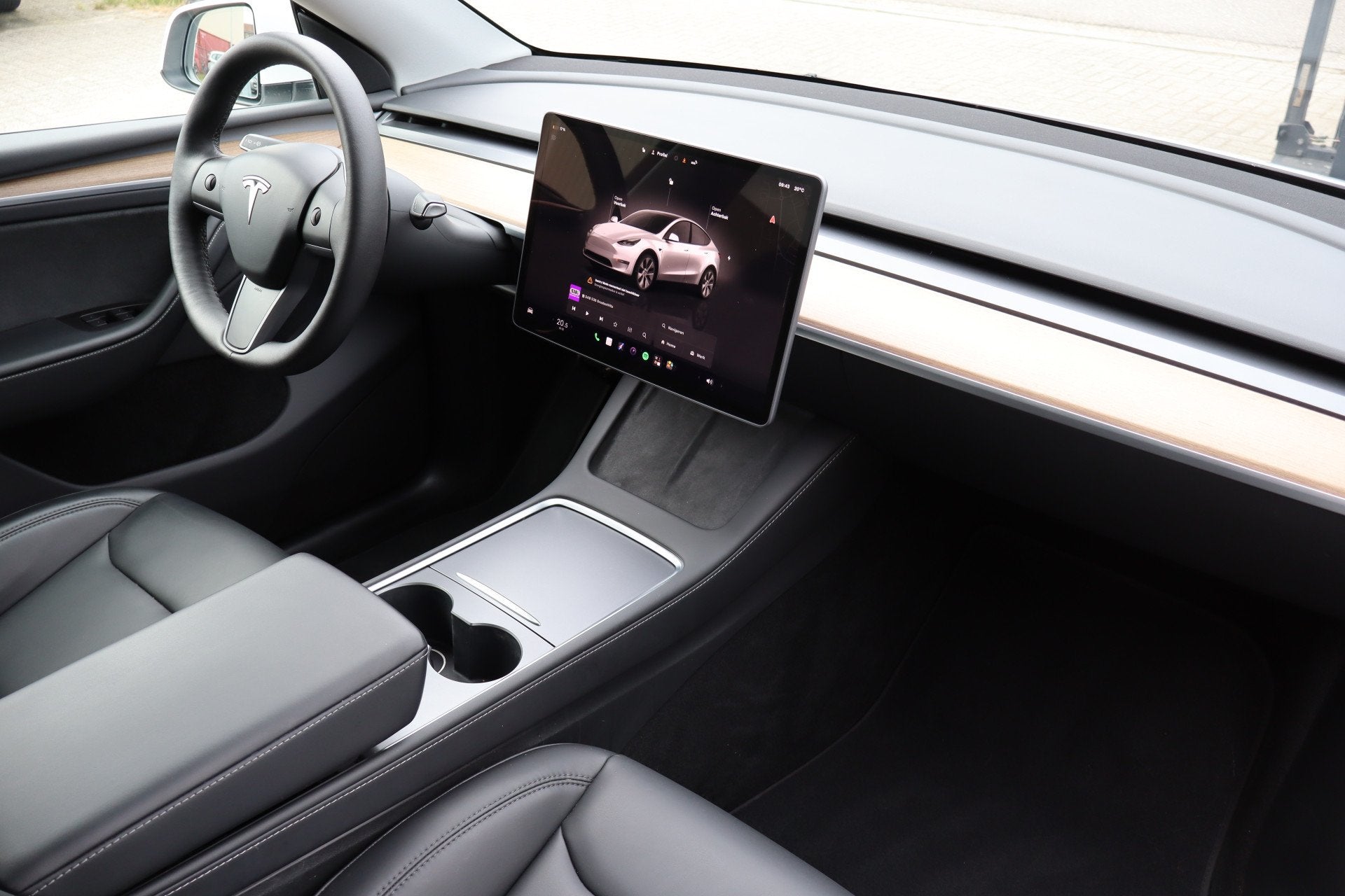 Tesla Model Y Long Range AWD 75 kWh Enhanced Autopilot 93% S, Auto's, Automaat, 12 maanden, Gebruikt, Zwart