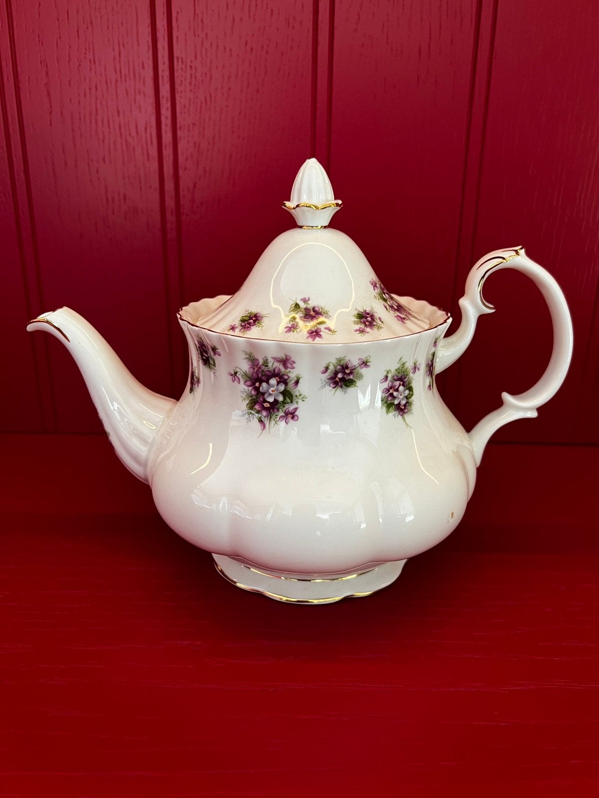 Royal Albert “Sweet violets” theepot, Ophalen