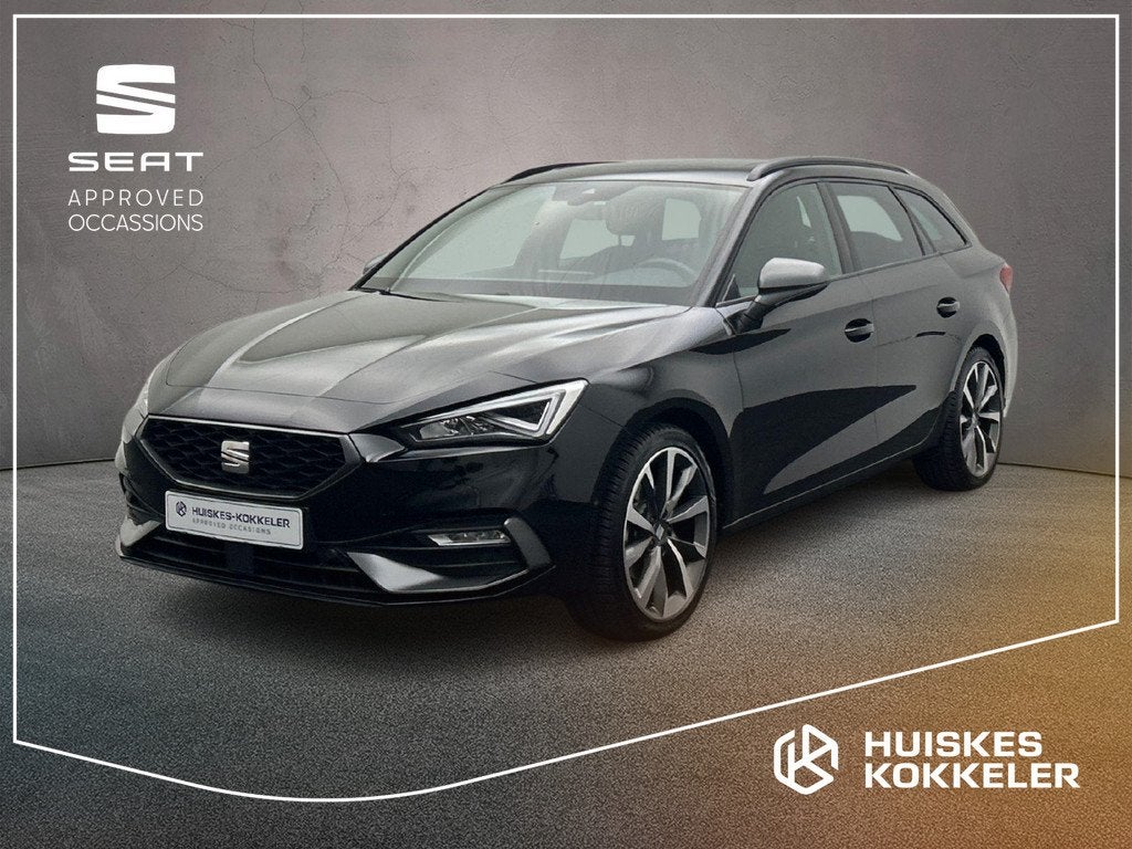 SEAT Leon Sportstourer FR Business Intense 1.5 TSI 150pk DSG, Auto's, Seat, Stof, 4 cilinders, Leon, Zwart