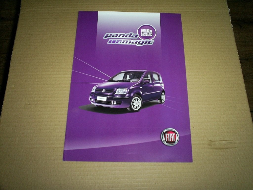 Fiat Panda Magic 250 x Limited Edition 4 pag., Boeken, Verzenden, Zo goed als nieuw, Overige merken