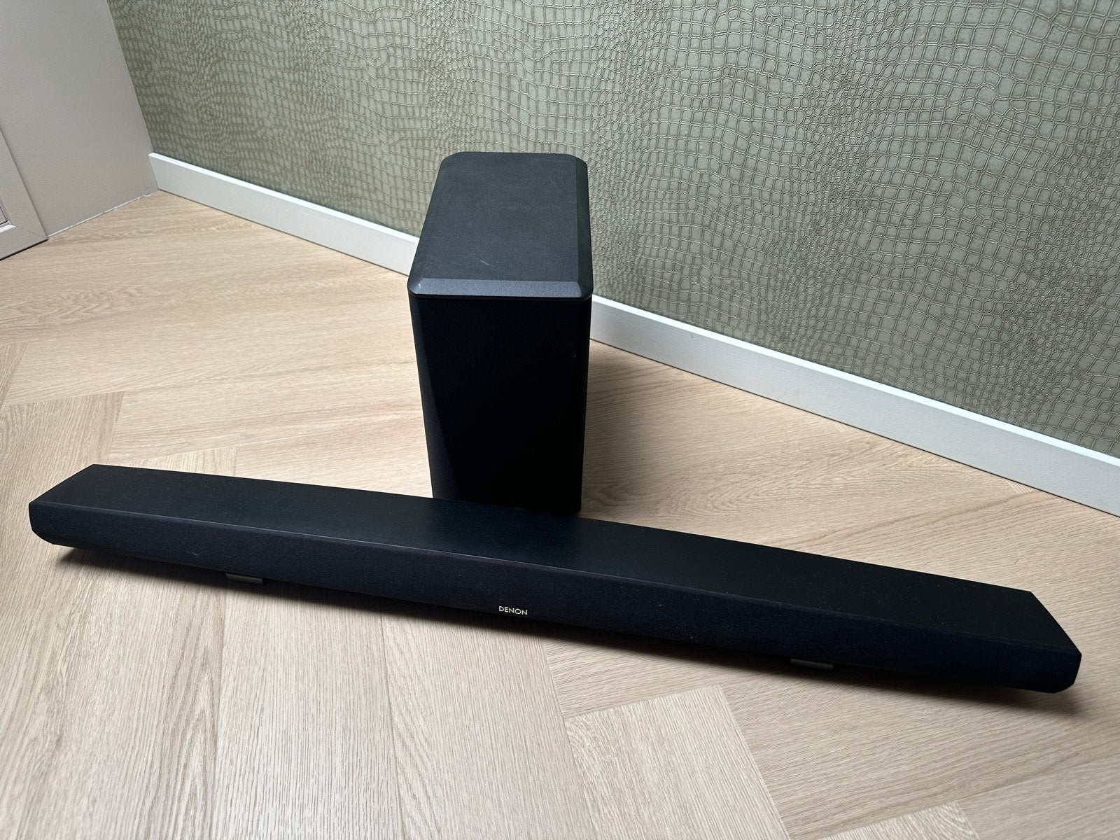 Denon Soundbar en Subwoofer, Ophalen, Bluetooth, Zo goed als nieuw