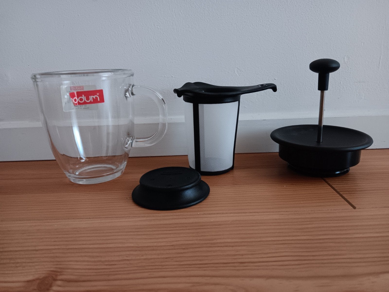 Bodum Melkopschuimer & Theefilter met Mok - Nieuw, Verzenden, Nieuw, Bodum, Glas