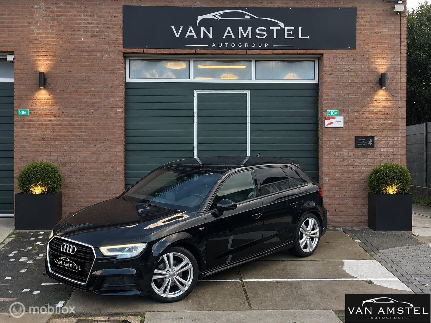 Audi A3 Sportback 1.0 TFSI Sport S Line Edition, Auto's, Voorwielaandrijving, Gebruikt, Euro 6, Zwart