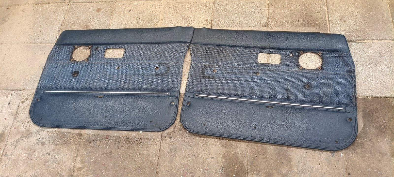 Deurpanelen voorzijde Volvo 240 - Blauw (set), Ophalen of Verzenden, Gebruikt, Volvo