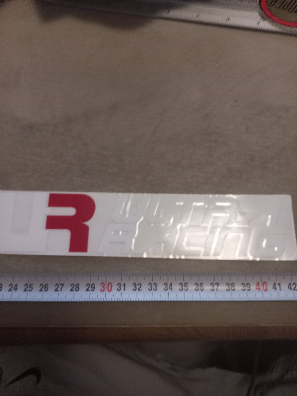 Sticker Ultra Racing Rood/Wit - Nieuw, Ophalen of Verzenden