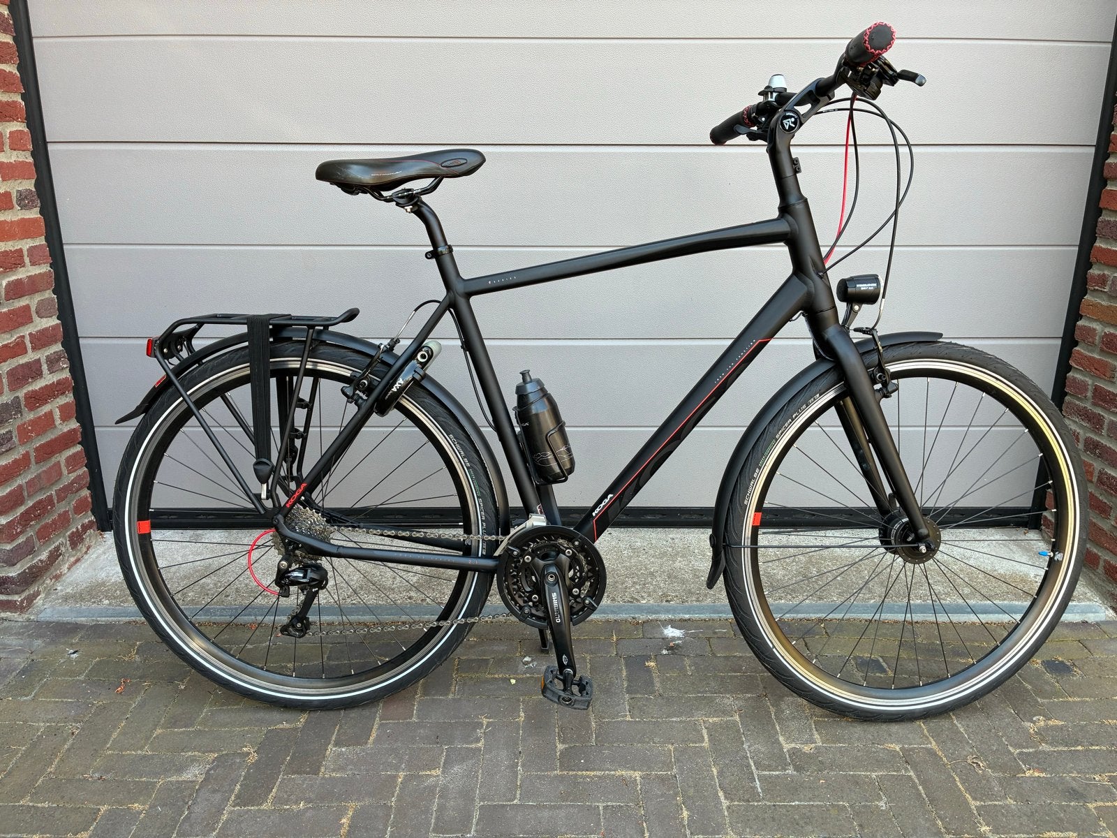 Koga F3 4.0 Tourfiets, Velgrem, Versnellingen, Zo goed als nieuw, 57 tot 61 cm