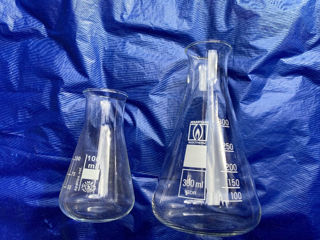 Erlenmeyerset 100ml-300ml(laboratorium)(nieuw), Ophalen of Verzenden, Nieuw