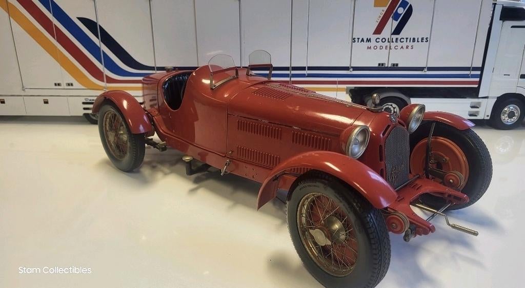 Pocher K-71 Alfa Romeo 8C 2300 Monza Rosso Corsa 1/8 - 1931, Ophalen, Gebruikt, Auto