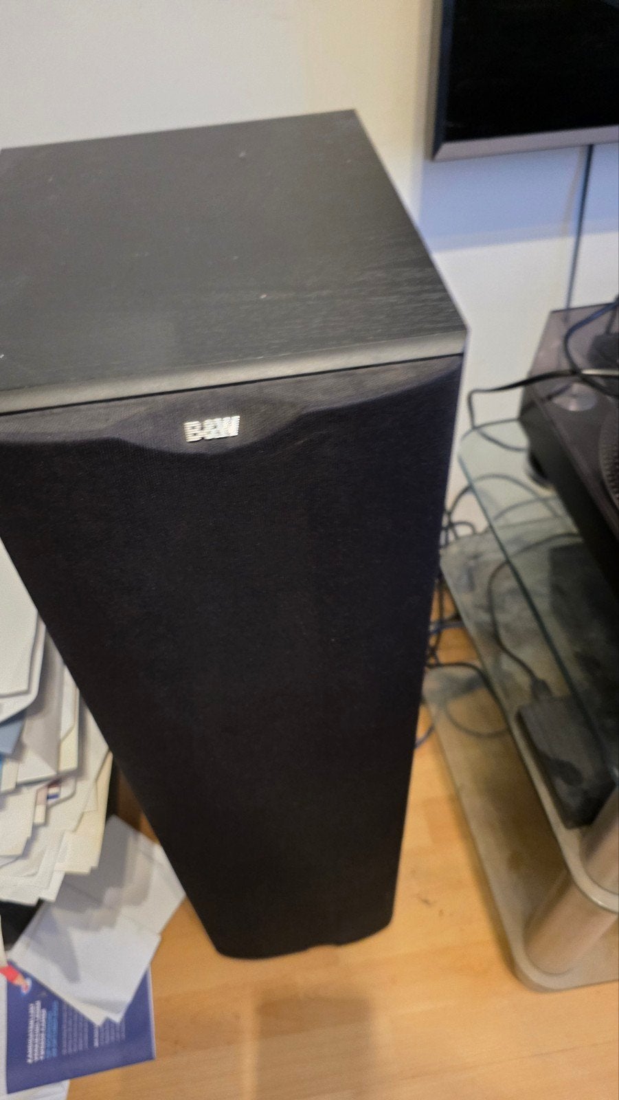 B&W Vloerstaande Luidspreker 603- Zwart, Ophalen, Vloerstaande luidspreker, 60 tot 120 watt, Bowers & Wilkins (B&W)