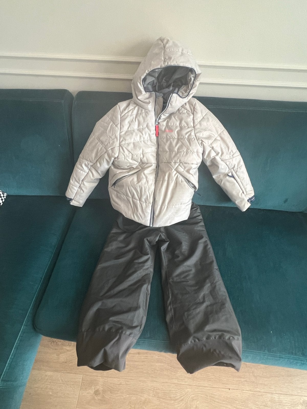 Decathlon Wedze Ski-jas en -broek voor kinderen, Ophalen of Verzenden, Zo goed als nieuw, Maat 34 (XS) of kleiner, Pak