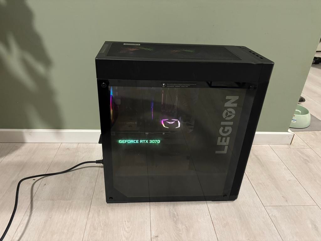 gaming pc RTX 3070, Computers en Software, Desktop Pc's, Met monitor, 32 GB, LENOVO, Intel Core i9