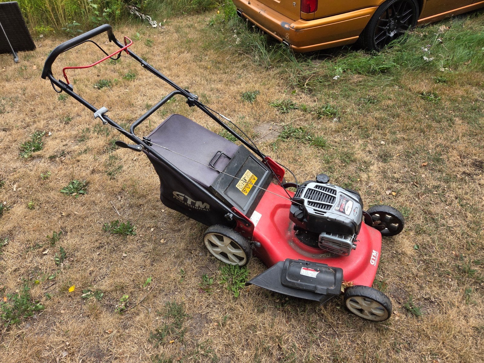 GTM grasmaaier met rij hulp, Ophalen, Cirkelmaaier, Gebruikt, 50 cm of meer