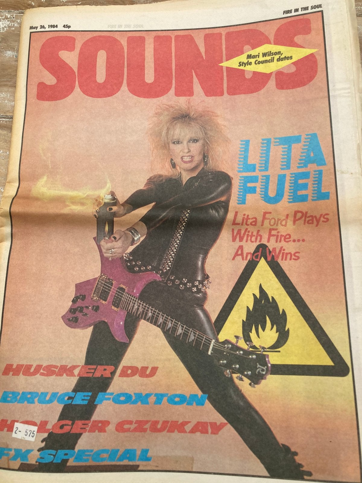 SOUNDS 1984 HÜSKER DÜ Holger Czukay ULTRAVOX Echo & Bunnymen, Ophalen of Verzenden, Gelezen, Muziek, Film of Tv