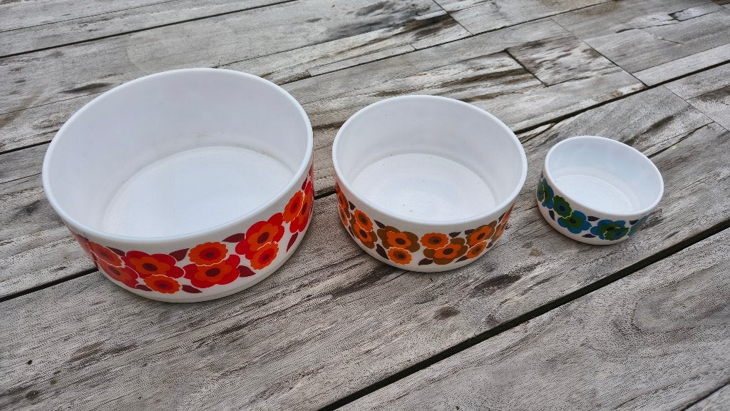 Set van 3 Vintage Keukenschalen, Antiek en Kunst, Ophalen of Verzenden
