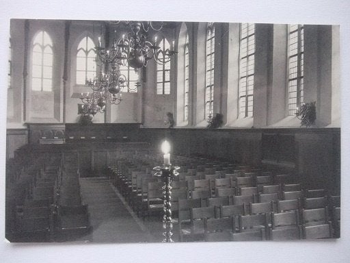 Q15 Haarlem - Bakenesserkerk interieur, Ophalen of Verzenden, 1960 tot 1980, Ongelopen, Noord-Holland