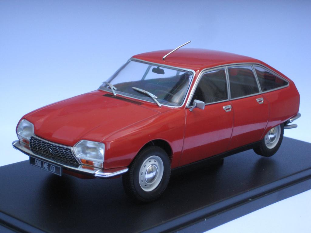 Citroen GS rood Auto Vintage Hachette 1:24, Hobby en Vrije tijd, Modelauto's | 1:24, Ophalen of Verzenden, Nieuw, Auto, Overige merken