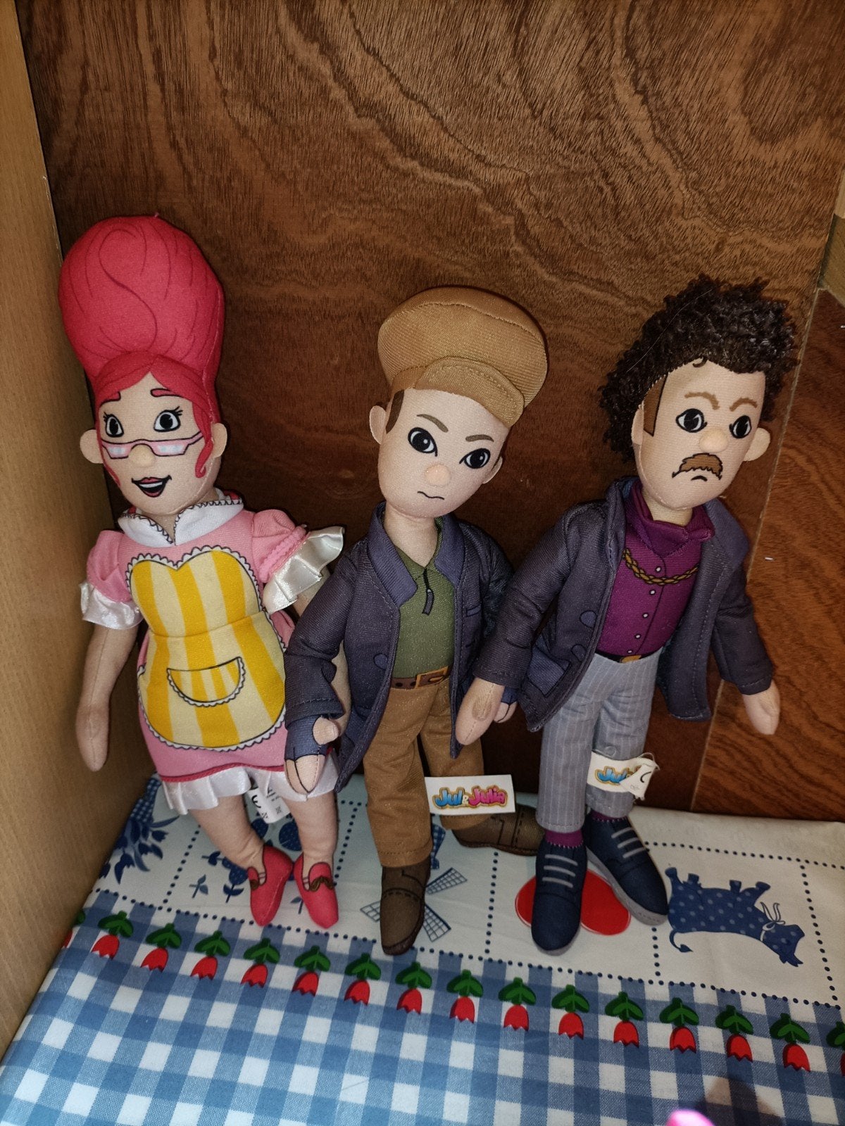 Mevrouw Suikerspin, Ben Dom, Ben Bang en Julia knuffel, Ophalen of Verzenden, Zo goed als nieuw, Overige typen
