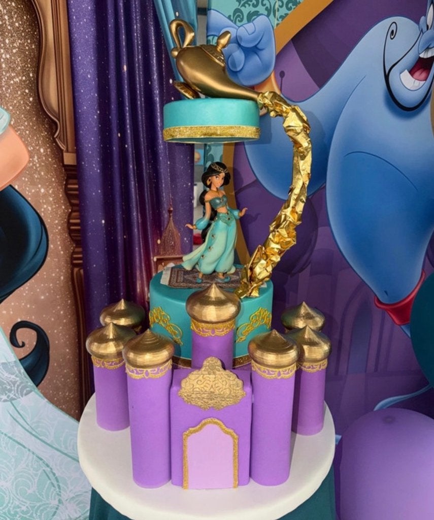 Nep taart Aladdin Jasmine, Ophalen, Overige figuren, Zo goed als nieuw, Beeldje of Figuurtje