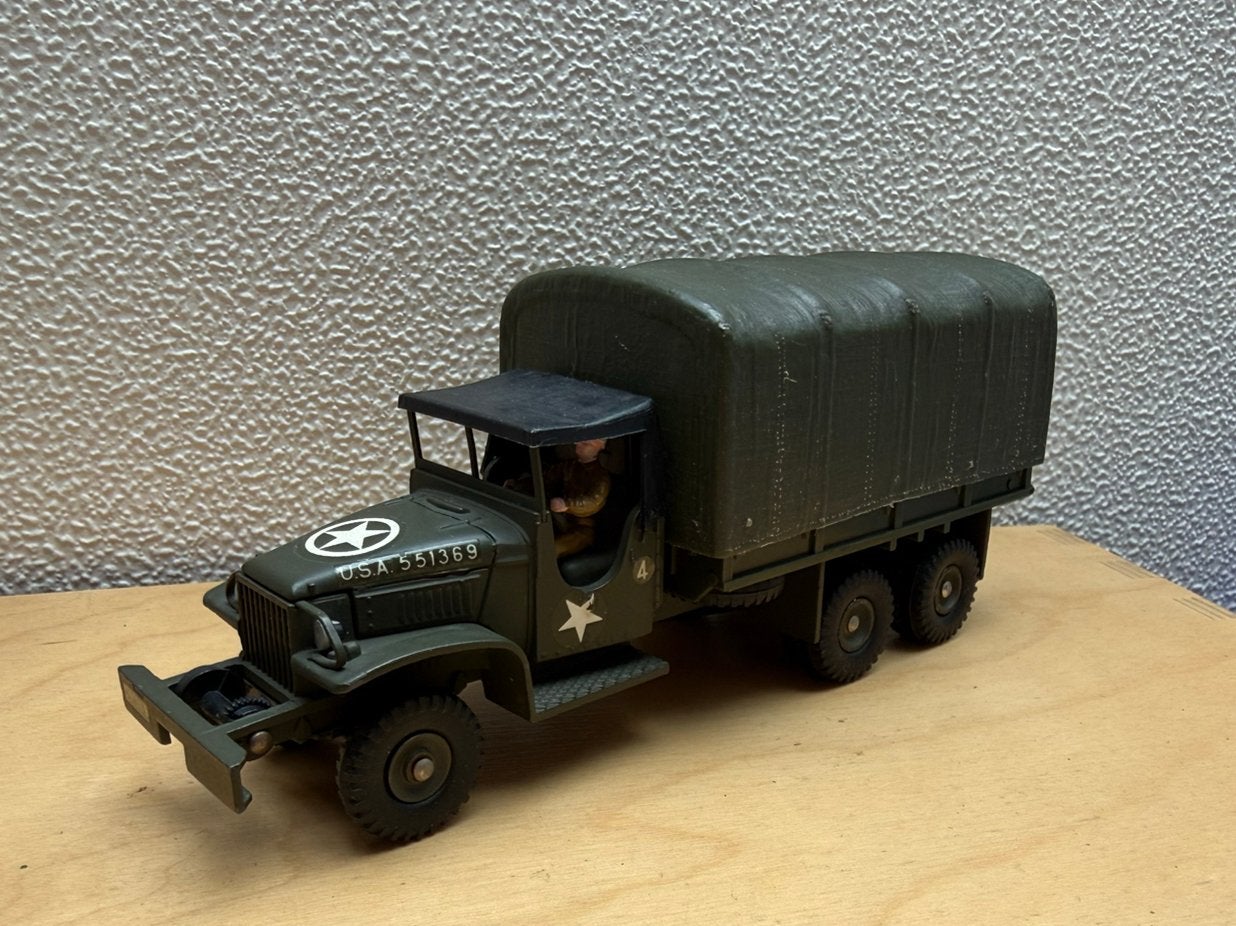 Dinky Toys 809 GMC CCKW 353, Ophalen of Verzenden, Zo goed als nieuw, Bus of Vrachtwagen, Dinky Toys
