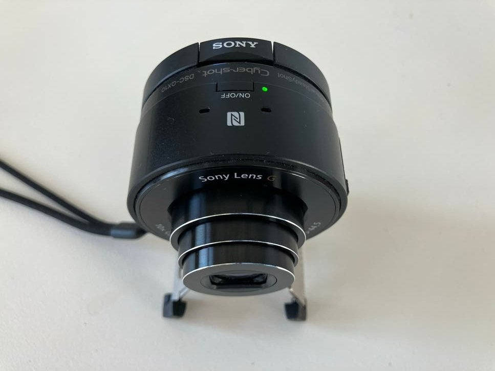 Sony Cyber-shot DSC-QX10 - Met standaard, Audio, Tv en Foto, Ophalen of Verzenden, Zo goed als nieuw, Compactcamera, WiFi