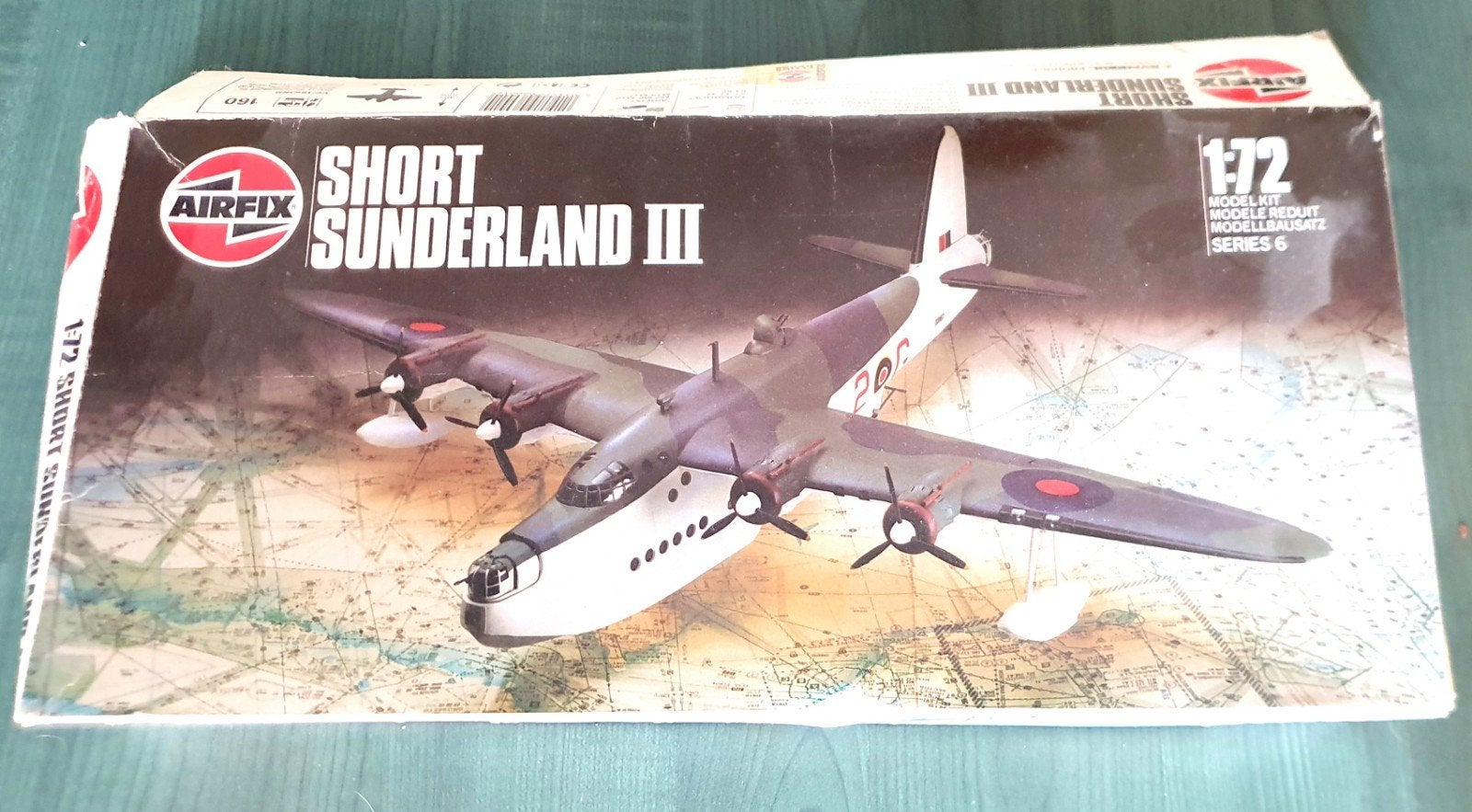 Airfix 1:72 Short Sunderland III Water Vliegtuig Bouwdoos, Overige merken, 1:72 tot 1:144, Ophalen of Verzenden, Zo goed als nieuw