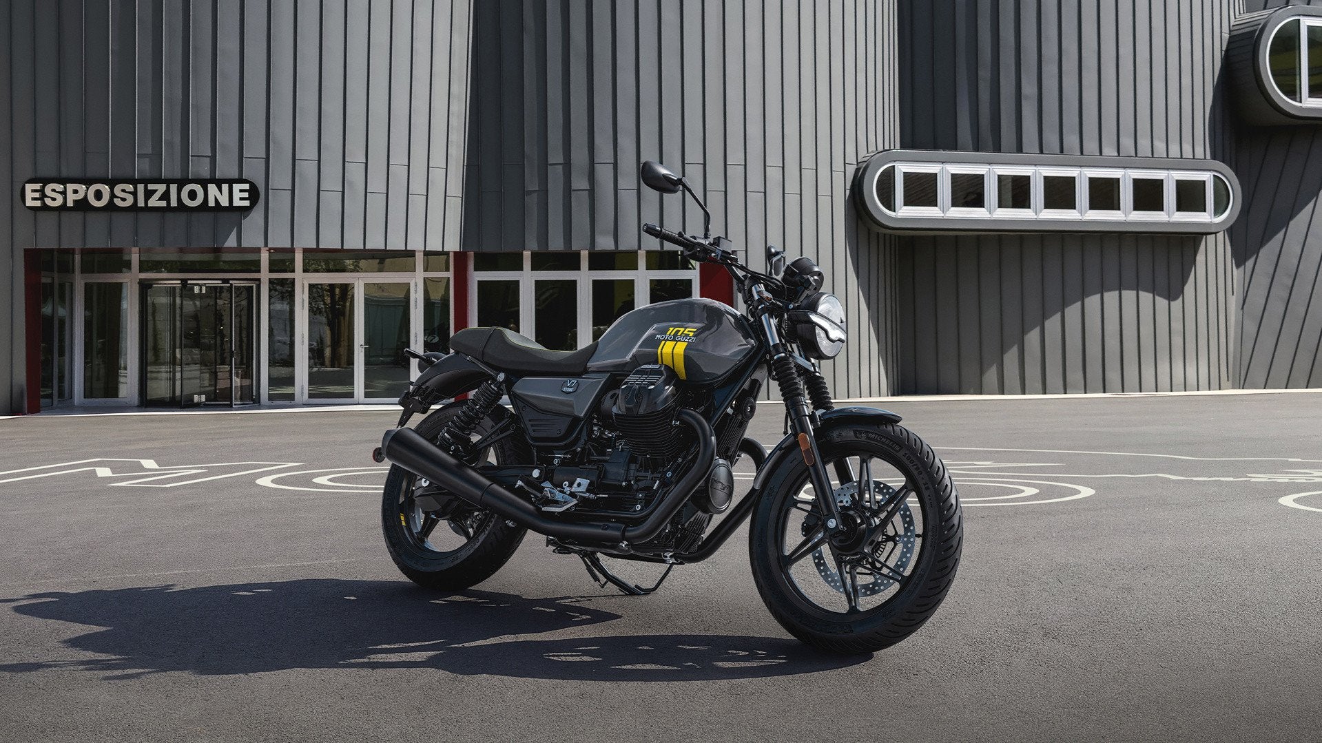 Moto Guzzi V7 STONE 105th Anniversary, Motoren, 853 cc, Meer dan 35 kW, Toermotor, ABS