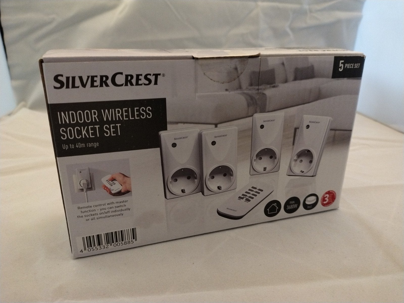 SilverCrest 433.92 MHz draadloze schakelaar set 5-delig, Ophalen of Verzenden, Nieuw, Schakelaar