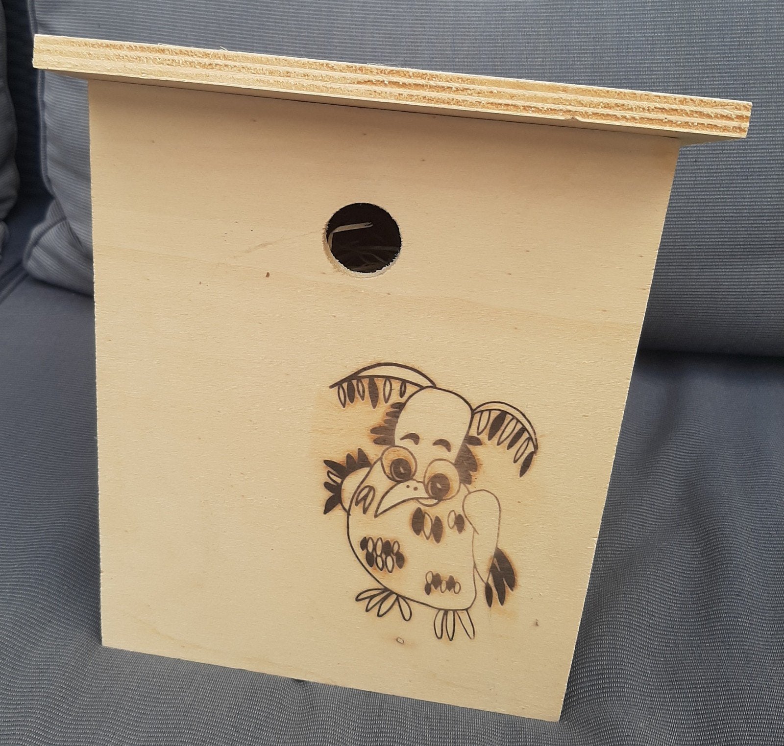 Houten vogelhuisje, Tuin en Terras, Ophalen, Nieuw