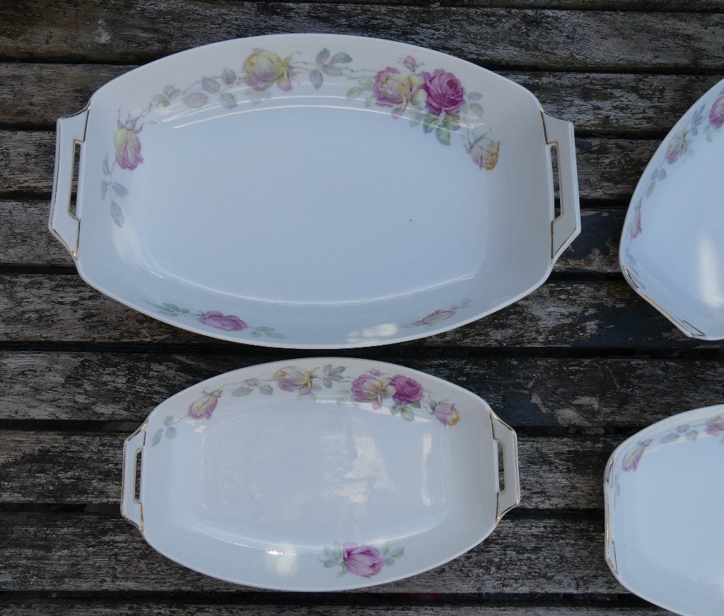 Thomas Bavaria Roosjes High Tea / Serveer / Lunch Set, Overige merken, Klassiek, Nieuw, Ophalen of Verzenden