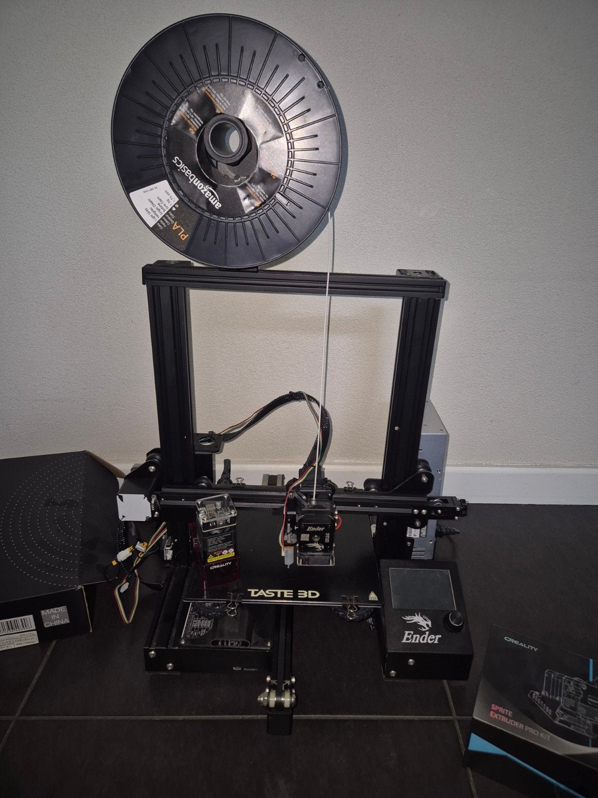 3D Printer Creality Ender, Sprite Extruder, laser graveren, Computers en Software, Ophalen, Gebruikt, Filament, Creality Ender
