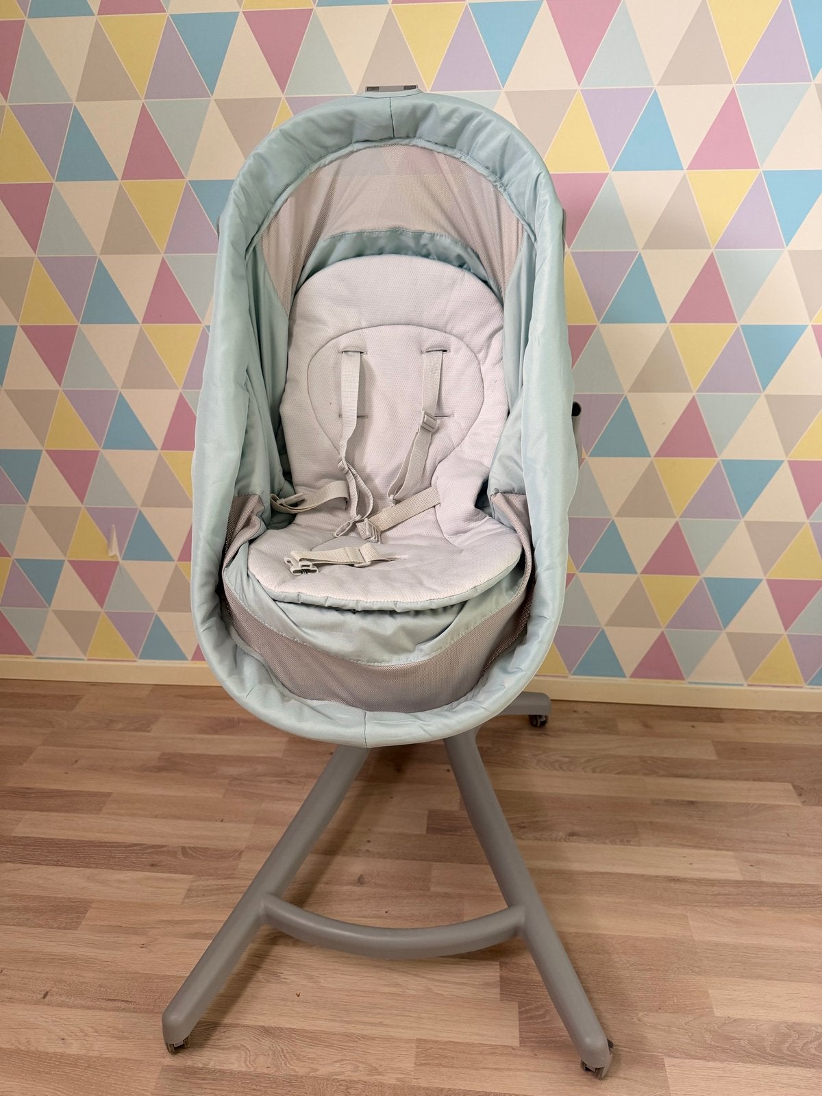 Chicco Baby Hug 4-in-1 Air - Wieg, Ligstoel, Eetstoel, Stoel, Kinderen en Baby's, Kinderstoelen, Ophalen, Zo goed als nieuw, Meegroeistoel