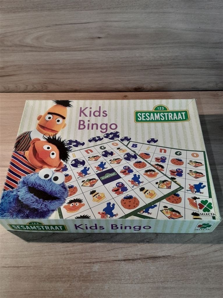 sesamstraat kids bingo - s6275, Verzenden, Zo goed als nieuw