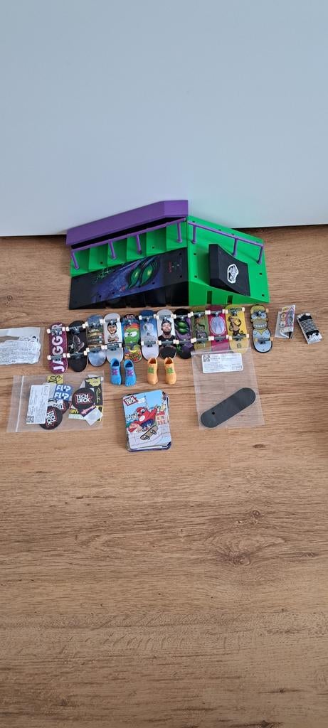 Grote set Tech Deck fingerboards met skatepark, Kinderen en Baby's, Speelgoed | Overig, Ophalen of Verzenden