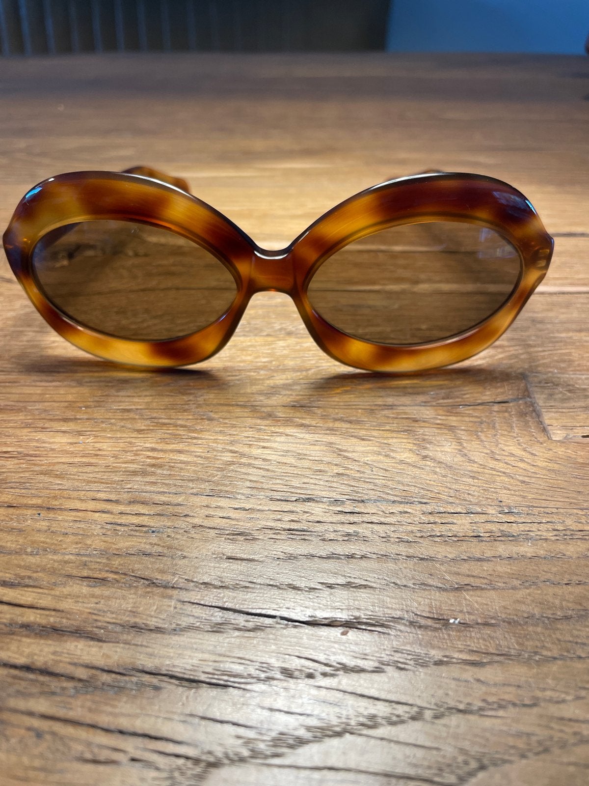 Vintage Sol Amor France Zonnebril - Blond Marron, Overige merken, Gebruikt, Zonnebril, Bruin